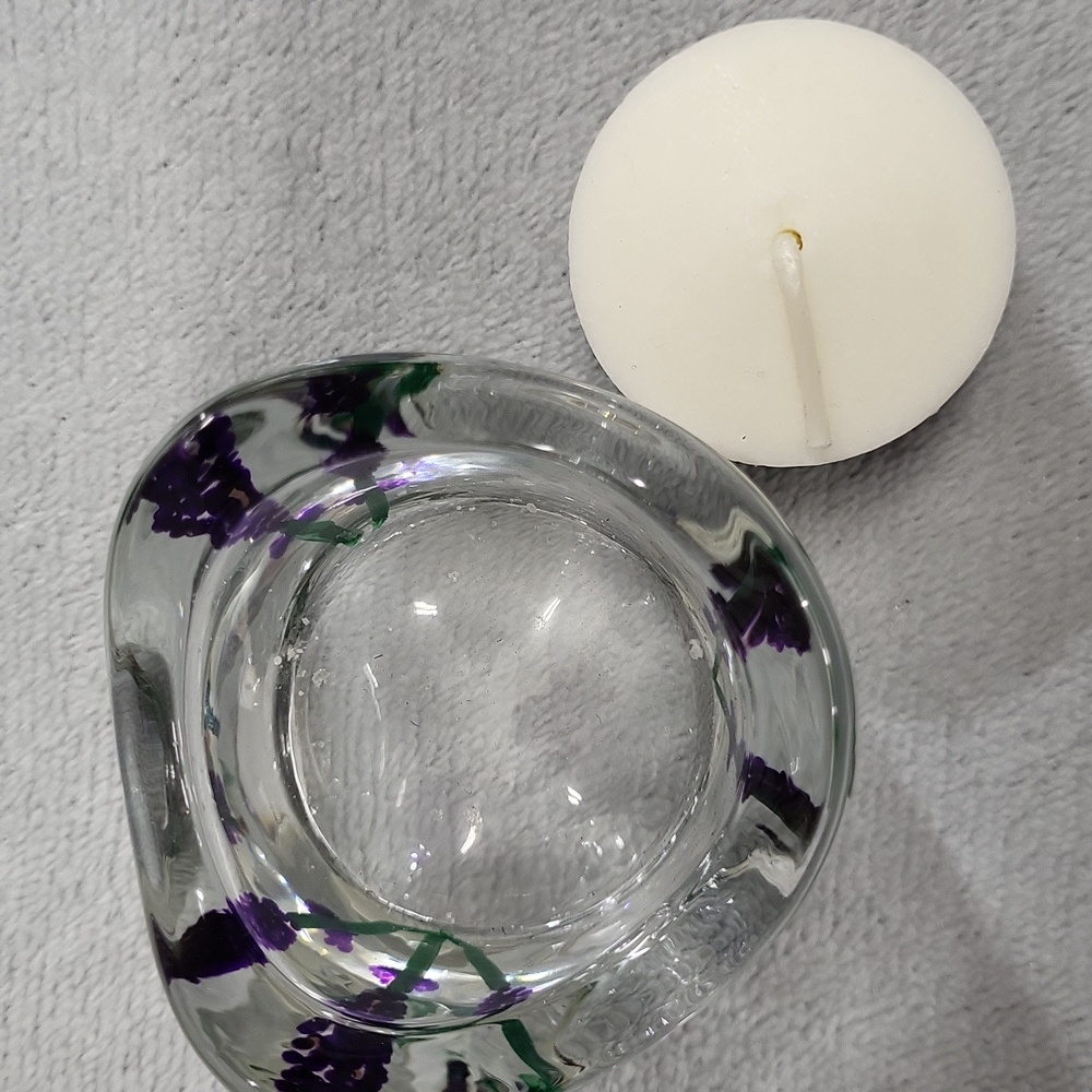 NWT Votive Candle Holder, Candle, and Bag ~ Unscented - Picture 10 of 11